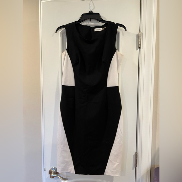 Calvin Klein Dresses Black And White Calvin Klein Dress Poshmark